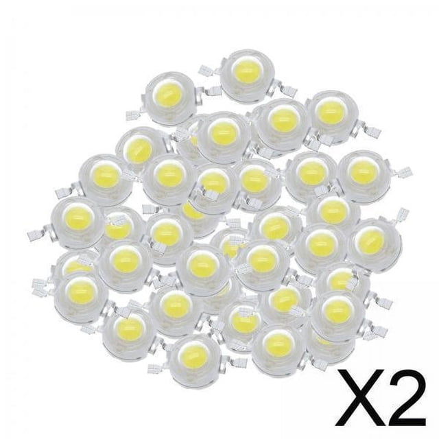 2xChip De Cuentas LED De Alta Potencia De Alto Brillo Para Reflector 50x 3W