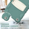 thumbnail image 5 of iPad mini 5th Generation (2019) 7.9-inch Case,Dteck Shockproof Rubber 3-layer Protection Armor Hybrid Kickstand Protector for iPad mini 4 (2015),Emeraldgreen, 5 of 6