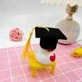 thumbnail image 3 of Graduation Cap Decorations 10 Pack Mini Graduation Caps Blake Bottle Toppers Bachelor Graduation Hat Shaped Party Decorations with Tassels, 3 of 6
