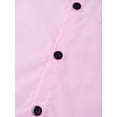 thumbnail image 7 of Alvivi Boys Short Sleeve Button-Down Oxford Shirt Turndown Summer Tops Uniform Pink 13-14, 7 of 7