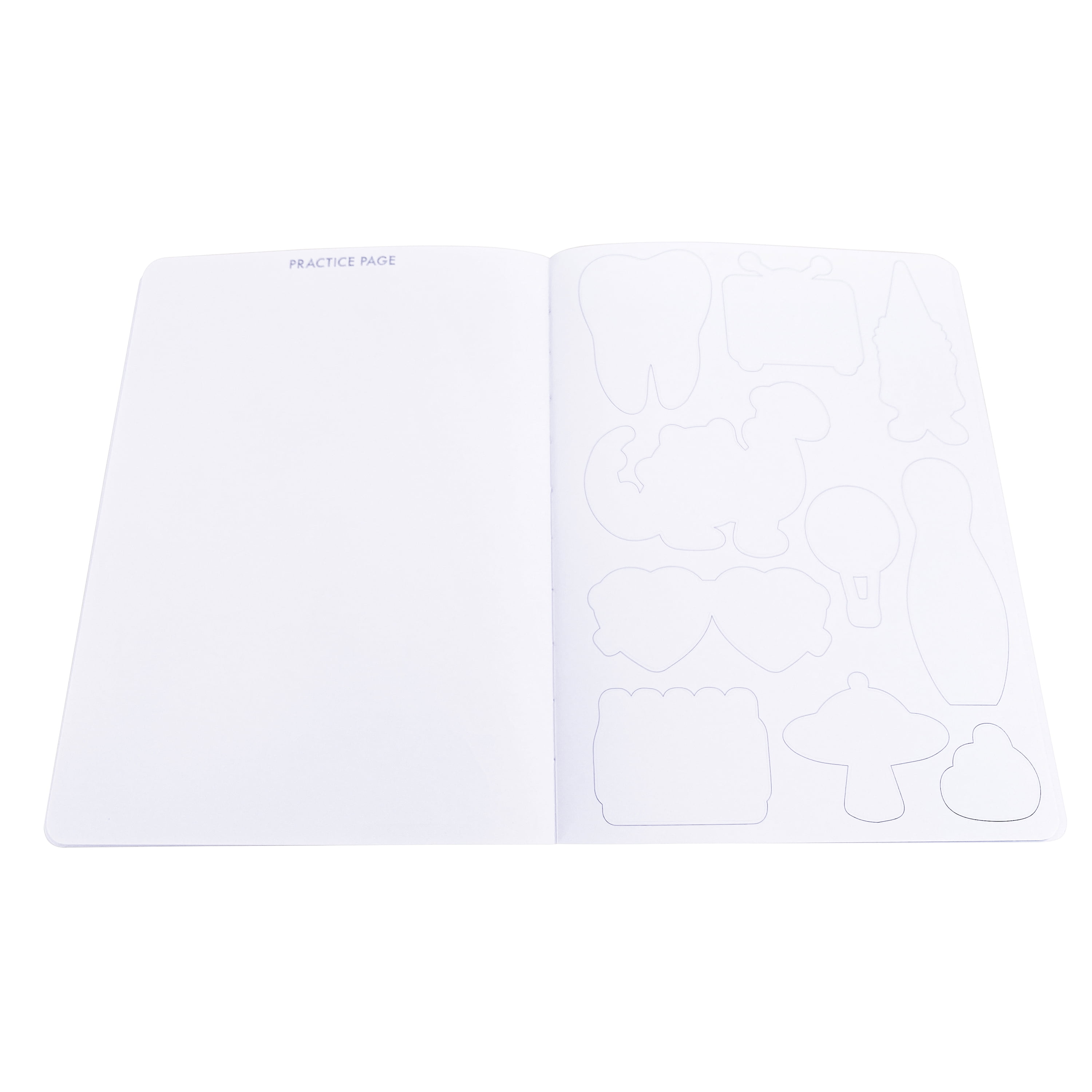 Piccadilly Sketch Your Sticker Journal for Ages 6 and Up, 7.3 x 9.7", Sticker Paper