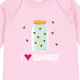 thumbnail image 4 of Inktastic I Love Summer Cute Fireflies Boys or Girls Long Sleeve Baby Bodysuit, 4 of 5