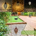 thumbnail image 5 of Tomshine Solar Lantern,Hanging Solar  Outdoor Retro Metal Warm white for Patio Courtyard Balcony Porch Yard, 5 of 7