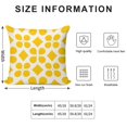 thumbnail image 2 of Yellow Modern Art Geometric Pillow Covers,Yellow Modern Art Geometric Throw Pillow Covers 24"×24" ,Living Room Sofa Couch Pillow Covers,Decorative Pillow Covers, 2 of 7