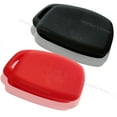 thumbnail image 2 of Silicone 4B Case Fob Cover Case Protector for Hyundai Sonata Santa Fe Tucson Key (black and red), 2 of 5