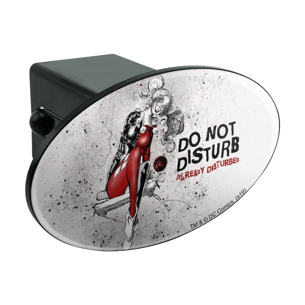 Graphics and More Batman Disturbed Joker Tow Trailer Hitch Cover Plug Insert