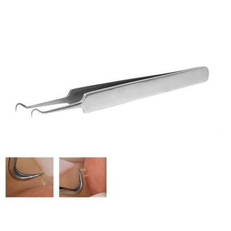 Acne Blemish Blackhead Comedone Stainless Steel Blemish Extractor Tool for Remove Blackhead Acne Whitehead Pimple Bend Curved (Best Way To Remove Whiteheads)