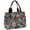 Black, variant on Hsqqdc Floral Print Canvas Tote Bag, Large Capacity Work Shoulder Handbag