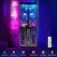 thumbnail image 5 of EROMMY Corner Bar Cabinet with Power Outlet, 5-Tiers Wine Bar Cabinet with LED Light and Glass Holder, Industrial Home Bar for Dining Room, Living Room, Kitchen, Modern Black, 5 of 7
