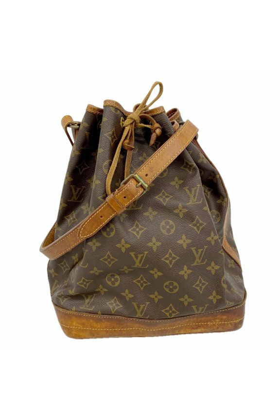 Pre-Owned Louis Vuitton Monogram Noe Shoulder Bag M42224 Brown Women's