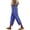 05#Purple, variant on Flowy Pants for Women Casual High Waisted Wide Leg Loose Pant Plus Size Drawstring Split Hem Business Trousers with Pockets