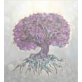 thumbnail image 3 of Ambesonne Tree Duvet Cover Sets, Watercolor Bohemian, 2-Queen, Grey Purple, 3 of 7