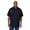 Black, variant on Men's Big & Tall Solid Wrinkle-Resistant Short Sleeve Button Down