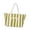 Green, variant on Tachiuwa Striped Tote Bag Errands Stylish Office Handbag Shoulder Bag Women Bag Beach Blue