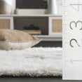 thumbnail image 4 of SAFAVIEH Casablanca Brandon Abstract Shag Area Rug, Ivory/Taupe, 8' x 10', 4 of 11
