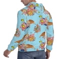 thumbnail image 6 of Daiia Turtles And Corals for Men's Fashion Hoodies & Sweatshirts with Kangaroo Pocket Hooded Sweatshirt Breathable & Moisture Wicking-Small, 6 of 7