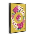 thumbnail image 4 of Stupell Industries Floral Bloom Letter O Botanical & Floral Painting Black Framed Art Print Wall Art, 12 x 18, 4 of 10