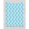 thumbnail image 1 of Aztec Tapestry, Ocean Sea Tones Inspired Primitive Grunge Tribal Folk Artisan Motif, Wall Hanging for Bedroom Living Room Dorm Decor, 60W X 80L Inches, Sky and Violet Blue White, by Ambesonne, 1 of 2