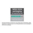 thumbnail image 2 of Power One Hearing aid Batteries Size 312 - p312 Battery for Hearing aid, Long-Lasting. Mercury-Free 1.45v zinc-air Hearing aid Batteries. (120 Batteries) - Expiration Date June 2028, 2 of 6