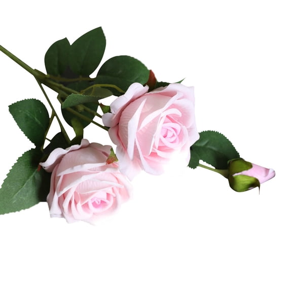 Nkmbld Artificial Flowers for Outdoors Flannel Pearl Rose Artificial Flower Home Decoration Wedding Bouquet, Unique Mom Birthday Gifts