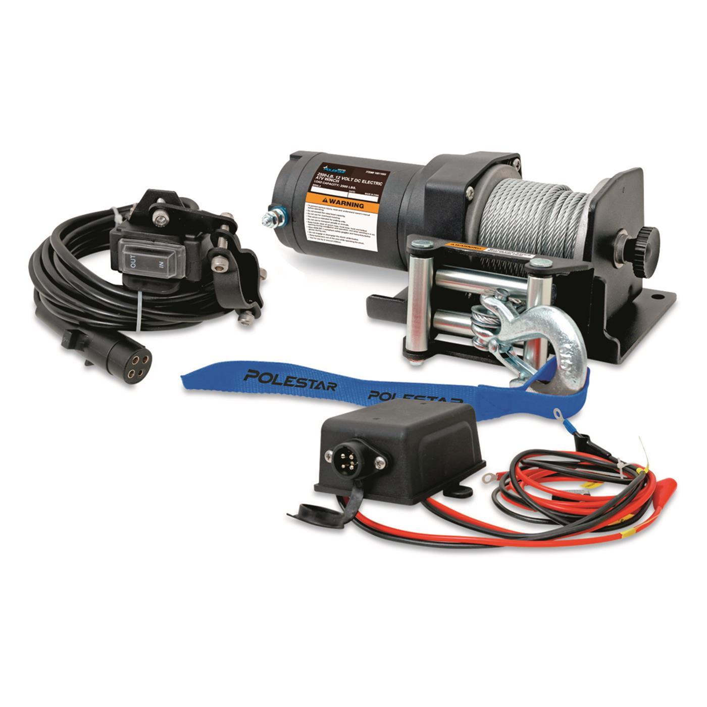 Polestar 2,500lb. Electric ATV/Utility Winch