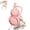 Pink, variant on Glass Gourd Water Bottle, Chinese Drinking Gourd Bottle, Leak-Proof Beverage Bottles with Tassel, Portable Sports Water Bottles for Outdoor, Home Decoration