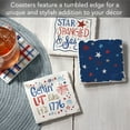 thumbnail image 3 of Thirstystone Star Spangled 4-Pack Assorted Tumbled Tile Coasters, 3 of 7