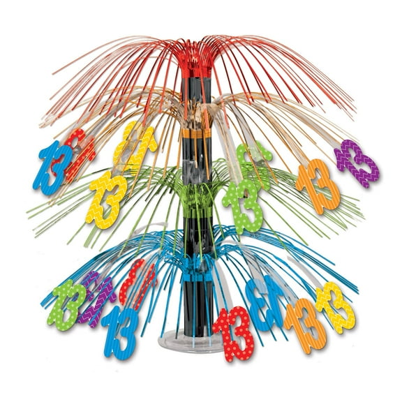 Beistle "13" cascade centerpiece, Multicolored