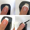 thumbnail image 4 of 1200Pcs Manicure Nail Art Tips Sticker Stencil Form Guide Sticker Edge Tape DIY Stencil Tool, White, 4 of 6