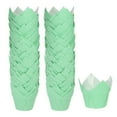 thumbnail image 1 of 100 Unidades de Moldes para Magdalenas de Papel Estándar, Envoltorios Antiadherentes Desechables para Cumpleaños, Banquetes y Fiestas, Azul, 1 of 6