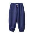 thumbnail image 5 of Yievot Child Boys Girls Sweatpants Solid Loose Comfort Athletic Workout Kids Boy's Joggers Clothes With Pocket and Drawstring 5-12 Years 2024 Spring Baby Outfits Gifts on Clearance, 5 of 5