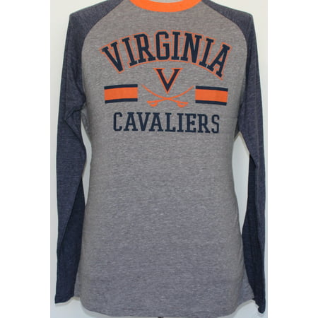 Virginia Cavaliers NCAA Cover 2 Long Sleeve Raglan Tri Blend Men's