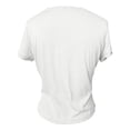 thumbnail image 5 of Daznico Women's Ribbed Knit Lace Henley T Shirt Short Sleeve Casual Summer Slim Fit Tops,S, 5 of 5