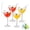 4pcs, variant on Bird Bam Glasses,Bird Glasses Cocktail Glass,5oz/150ml Birds Bam Cheers Glass for Champagne, Mixed Drinks, Party, Wedding and Home Decor