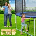 thumbnail image 2 of SereneLife  2 Step Weather Resistant Galvanized Steel Trampoline Climbing Trampoline Safety Ladder 13.0’’ x 4.7’’ x 39.8’’ -inches, 2 of 6