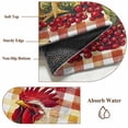 thumbnail image 6 of Rooster Chicken 2x3 Area Rugs for Living Room, Sunflower Watercolor Art Vintage Farm Non Slip Floor Mat Washable Low-Profile Indoor Carpet for Bedroom, Dining Room, Bathroom, 6 of 9