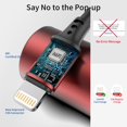 thumbnail image 2 of Cable de carga Bkduice para iPhone 10, 30 cm, USB A a Lightning, 2 of 7
