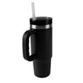 thumbnail image 6 of Ozark Trail 30 oz Stainless Steel Insulated Tumbler with Handle, Rich Black, 6 of 10