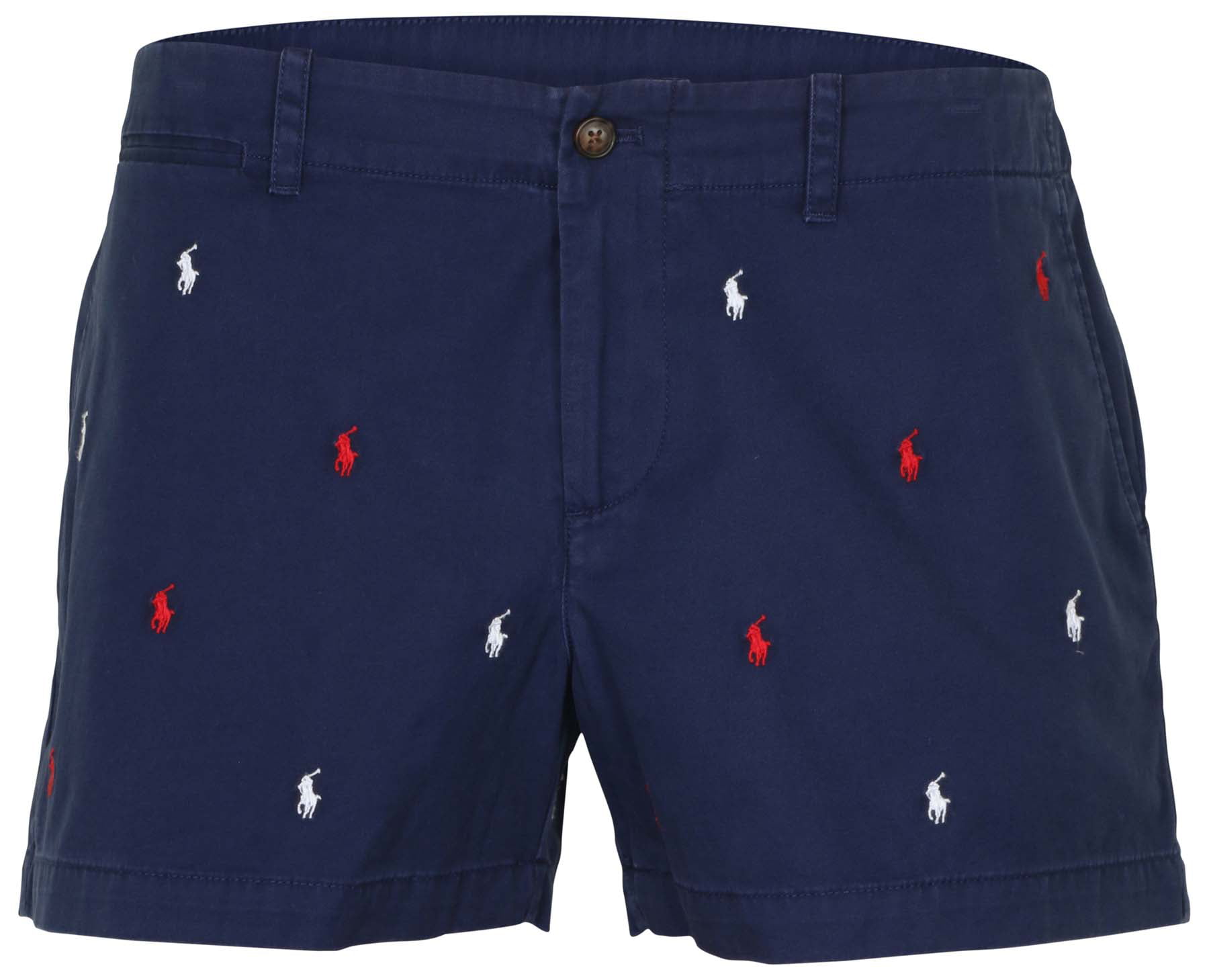 polo shorts with logo