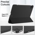 thumbnail image 2 of JETech Case for iPad Pro 11-Inch 2022/2021/2020/2018 Model (4th/3rd/2nd/1st Generation), Protective Hard Back Shell Soft-Touch Tablet Stand Cover, Auto Wake/Sleep (Black), 2 of 7