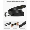thumbnail image 4 of Leather Ratchet Belt Men - Mens Belts Casual Accessories for Every Occasion (35mm), 4 of 7