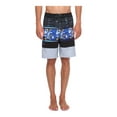 thumbnail image 3 of Rokka&Rolla Men's 9" NO Mesh Liner Board Shorts Quick Dry Swim Trunks, up to Size 2XL, 3 of 10