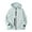 Light Blue, variant on Curuila Kids Boys Girls Jacket Windproof Coat Hooded Mid-Length Lightweight Breathable Long Sleeve Solid Outerwear With Zipper Army Green Size 5-6 Years