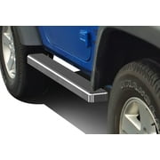 APS Running Boards 4 inches Compatible with Jeep Wrangler 1987-2006 (Side Steps Side Bars)