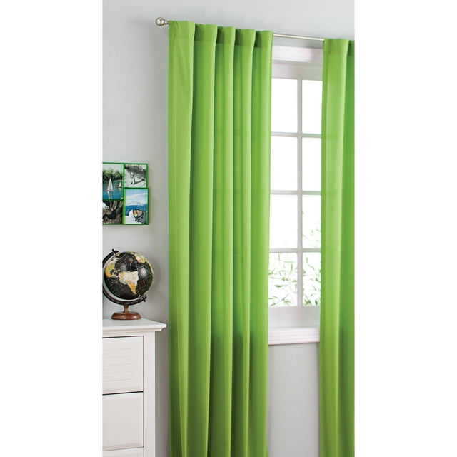 Your Zone Girls Bedroom Microfiber Curtain Panels, Set of 2