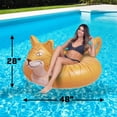 thumbnail image 4 of Balsa inflable GoFloats Meowzers the Cat Party Tube para todos, 4 of 7