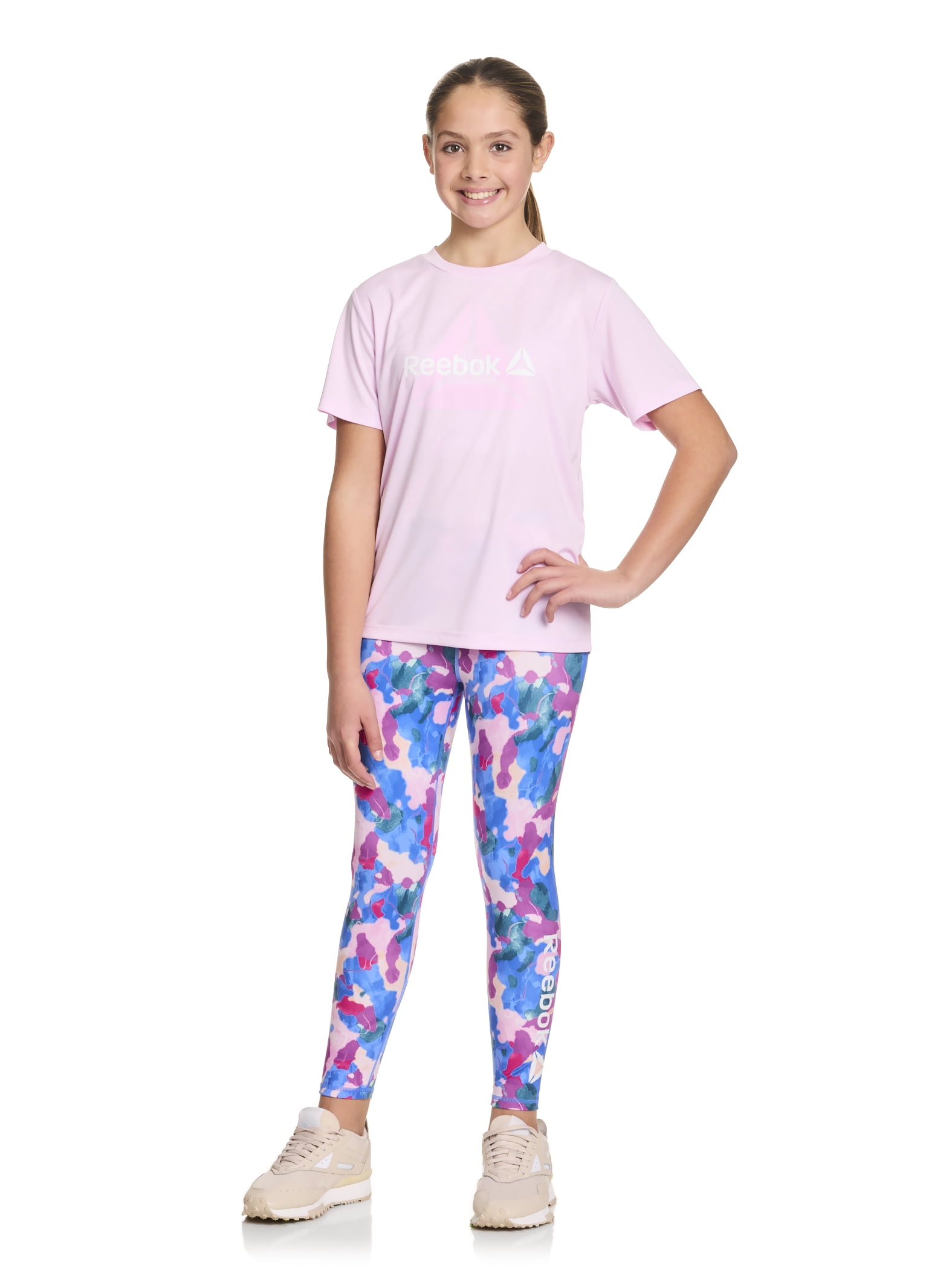 Reebok Girl's Athletic Performance Graphic T-Shirt, Sizes 4-18