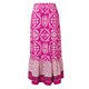 thumbnail image 2 of Gibobby faldas largas de mujer casuales Falda larga de flores bohemias para mujer, cintura alta elástica con bolsillos y cinturón, falda larga, falda plisada, falda de playa,(Rosa, S), 2 of 5