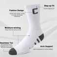 thumbnail image 4 of KOITHOT 12 Pairs Mens Crew Socks Athletic Men Socks Sport Cushioned Breathable Socks for Men Size 6-9, 4 of 7