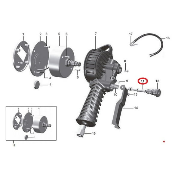ASTRO PNEUMATIC TOOL CO AO301811 VALVE ASSY F/301830DC